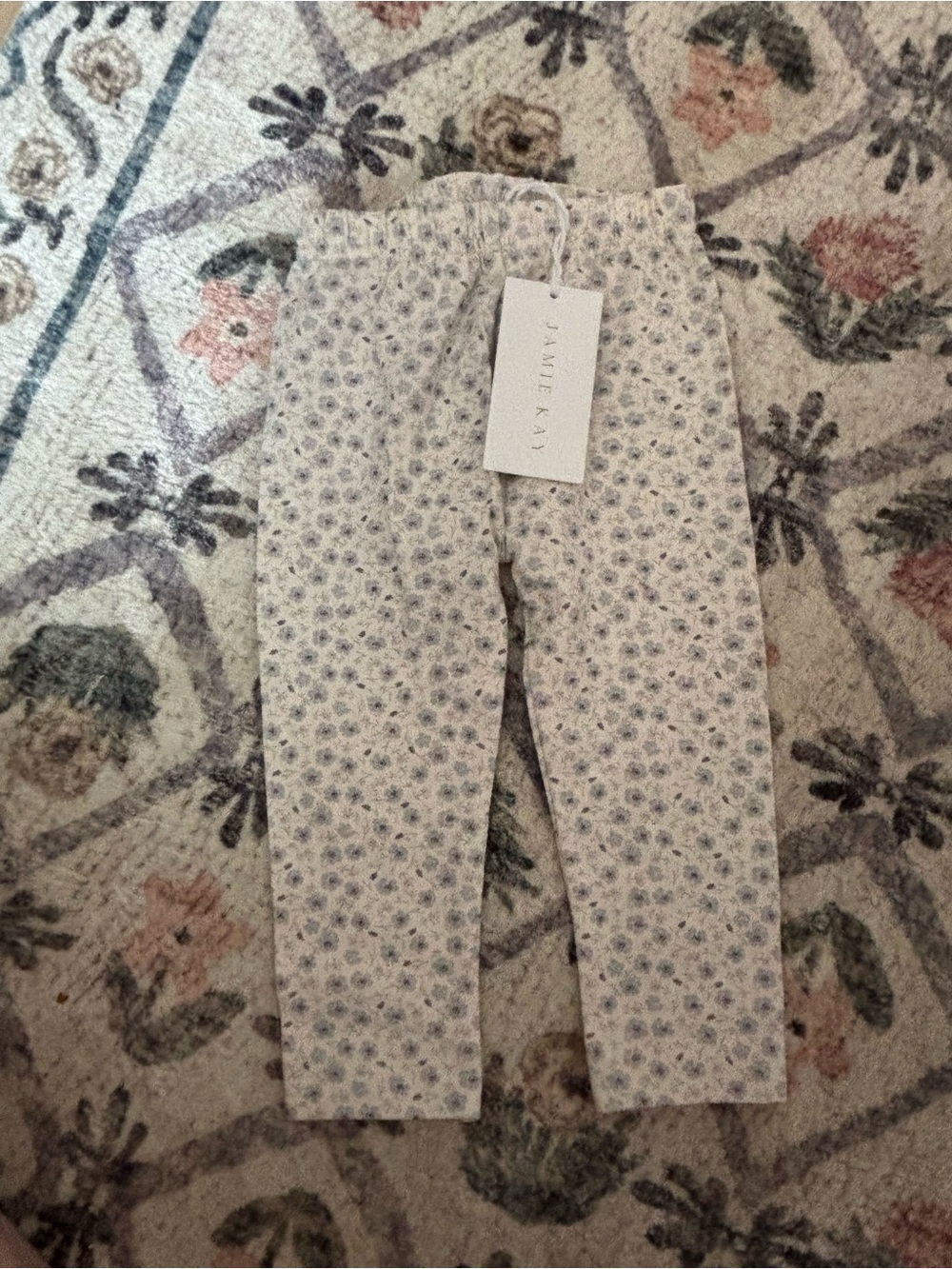 Jamie Kay Cream Floral Leggings